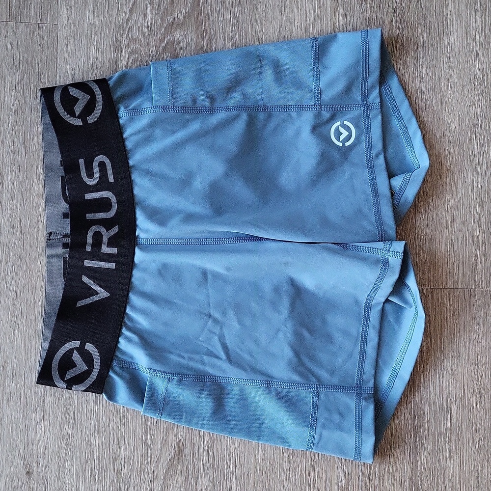 Virus Blue Workout Shorts - S
